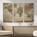 World Map Canvas Print – Framed Travel Map Wall Art for by MyGreatCanvas | Canvas Wall Art Prints | Photo Prints & Wall Decor