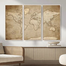 Colorful Watercolor World Map Canvas Wall Art – Framed by MyGreatCanvas | Canvas Wall Art Prints | Photo Prints & Wall Decor