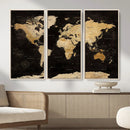 Extra Large World Map Canvas Print – Detailed Map Classic by MyGreatCanvas | Canvas Wall Art Prints | Photo Prints & Wall Decor