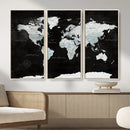 World Map Canvas Print – Framed Push Pin Wall Art, Color by MyGreatCanvas | Canvas Wall Art Prints | Photo Prints & Wall Decor