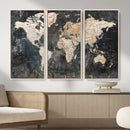 World Map Canvas Print – Detailed Map of the World Wall Art by MyGreatCanvas | Canvas Wall Art Prints | Photo Prints & Wall Decor