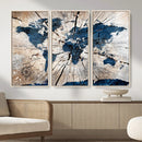 Rustic World Map Canvas Print – Framed Wall Art for Couples, by MyGreatCanvas | Canvas Wall Art Prints | Photo Prints & Wall Decor
