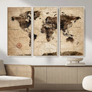 World Map Wall Art Canvas Print by MyGreatCanvas | Canvas Wall Art Prints | Photo Prints & Wall Decor