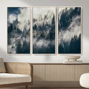 Foggy Mountain Forest Canvas Print, Misty Pine Trees Nature by MyGreatCanvas | Canvas Wall Art Prints | Photo Prints & Wall Decor