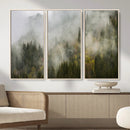 Misty Mountain Canvas Print, Foggy Pine Trees Nature Wall by MyGreatCanvas | Canvas Wall Art Prints | Photo Prints & Wall Decor
