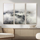 Foggy Forest Wall Art Canvas Print, Misty Pine Tree by MyGreatCanvas | Canvas Wall Art Prints | Photo Prints & Wall Decor