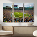 Green Bay Packers Stadium Wall Art Canvas Print, Lambeau by MyGreatCanvas | Canvas Wall Art Prints | Photo Prints & Wall Decor