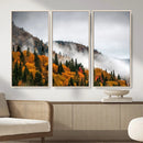 Autumn Forest Wall Art Canvas Print, Foggy Mountain by MyGreatCanvas | Canvas Wall Art Prints | Photo Prints & Wall Decor