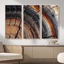 Abstract Tree Ring Wall Art Print – Natural Rustic Wood by MyGreatCanvas | Canvas Wall Art Prints | Photo Prints & Wall Decor