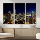 Atlanta Skyline Wall Art Canvas Print – Modern Cityscape by MyGreatCanvas | Canvas Wall Art Prints | Photo Prints & Wall Decor