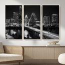 Austin Skyline Wall Art Canvas Print, Austin Downtown Night by MyGreatCanvas | Canvas Wall Art Prints | Photo Prints & Wall Decor