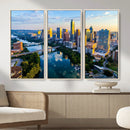 Austin Skyline Wall Art Canvas Print, Austin Downtown Night by MyGreatCanvas | Canvas Wall Art Prints | Photo Prints & Wall Decor