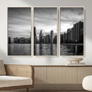 Chicago Wall Art Canvas Print, Chicago City Downtown Night by MyGreatCanvas | Canvas Wall Art Prints | Photo Prints & Wall Decor