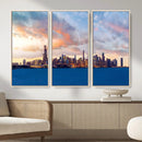 Chicago Wall Art Canvas Print - Chicago City Downtown Night by MyGreatCanvas | Canvas Wall Art Prints | Photo Prints & Wall Decor