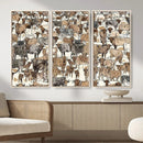 Abstract Longhorn Wall Art Canvas Print - Cow Animal Drawing by MyGreatCanvas | Canvas Wall Art Prints | Photo Prints & Wall Decor
