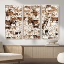 Large Longhorn Wall Art Canvas Print - Abstract Cow Animal by MyGreatCanvas | Canvas Wall Art Prints | Photo Prints & Wall Decor