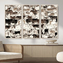 Abstract Texas Longhorn Print - Longhorn Herd Print for by MyGreatCanvas | Canvas Wall Art Prints | Photo Prints & Wall Decor