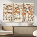 Gazelle Wall Art Canvas Print - Abstract Antelope Wall Art by MyGreatCanvas | Canvas Wall Art Prints | Photo Prints & Wall Decor