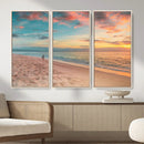 Beach Walk Wall Art Canvas Print – Soft Coastal Photography by MyGreatCanvas | Canvas Wall Art Prints | Photo Prints & Wall Decor