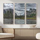 Yosemite Valley River Wall Art Canvas Print, Granite Cliffs by MyGreatCanvas | Canvas Wall Art Prints | Photo Prints & Wall Decor