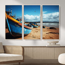 Fishing Boats Wall Art Canvas Print, Coastal Boat Beach by MyGreatCanvas | Canvas Wall Art Prints | Photo Prints & Wall Decor