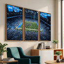 Detroit Lions Stadium Wall Art Canvas Print, Football Field
