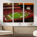 Georgia Bulldogs Stadium Wall Art Canvas Print, Sanford by MyGreatCanvas | Canvas Wall Art Prints | Photo Prints & Wall Decor