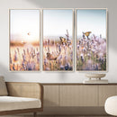 Lavender Field Wall Art Canvas Print, Butterfly Floral by MyGreatCanvas | Canvas Wall Art Prints | Photo Prints & Wall Decor
