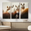Wild Horse Herd Wall Art Canvas Print, Natural Horse by MyGreatCanvas | Canvas Wall Art Prints | Photo Prints & Wall Decor