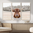 Texas Longhorn Bull Wall Art Canvas Print, Rustic Western by MyGreatCanvas | Canvas Wall Art Prints | Photo Prints & Wall Decor
