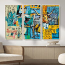 Basquiat Style Bird Bull Graffiti Wall Art Canvas Print, by MyGreatCanvas | Canvas Wall Art Prints | Photo Prints & Wall Decor