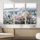 Frosted Fern Wall Art Canvas Print, Soft Winter Botanical by MyGreatCanvas | Canvas Wall Art Prints | Photo Prints & Wall Decor