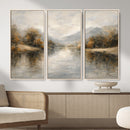 Abstract Landscape Wall Art Canvas Print, Modern Lake by MyGreatCanvas | Canvas Wall Art Prints | Photo Prints & Wall Decor