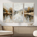 Abstract Landscape Wall Art Canvas Print, Modern Lake by MyGreatCanvas | Canvas Wall Art Prints | Photo Prints & Wall Decor