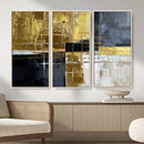 Gold Navy Abstract Wall Art Canvas Print, Modern Luxury by MyGreatCanvas | Canvas Wall Art Prints | Photo Prints & Wall Decor