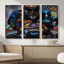 Graffiti American Football Player Street Art Wall Art Canvas by MyGreatCanvas | Canvas Wall Art Prints | Photo Prints & Wall Decor