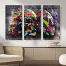Graffiti American Football Helmet Street Art Wall Art Canvas by MyGreatCanvas | Canvas Wall Art Prints | Photo Prints & Wall Decor