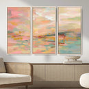 Abstract Pastel Landscape Wall Art Canvas Print – Soft Pink by MyGreatCanvas | Canvas Wall Art Prints | Photo Prints & Wall Decor
