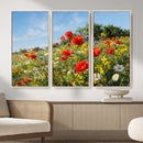 Wildflower Meadow Wall Art Canvas Print – Colorful Poppy and by MyGreatCanvas | Canvas Wall Art Prints | Photo Prints & Wall Decor