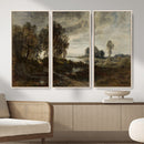Adolf Dressler Landscape of the Oder River Wall Art Canvas by MyGreatCanvas | Canvas Wall Art Prints | Photo Prints & Wall Decor