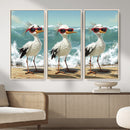 Funny Seagull Wall Art Canvas Print Beach Birds With by MyGreatCanvas | Canvas Wall Art Prints | Photo Prints & Wall Decor