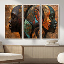 Abstract Afro American Women Wall Art Canvas Print by MyGreatCanvas | Canvas Wall Art Prints | Photo Prints & Wall Decor