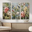 Vintage Birds and Flowers Wall Art Canvas Print, Botanical by MyGreatCanvas | Canvas Wall Art Prints | Photo Prints & Wall Decor