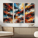 Lyrical Abstrac Wall Art Canvas Print, Orange Blue Abstract by MyGreatCanvas | Canvas Wall Art Prints | Photo Prints & Wall Decor