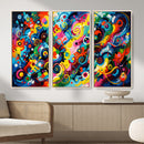 Geometric Abstract Wall Art Canvas Print, Bold Color by MyGreatCanvas | Canvas Wall Art Prints | Photo Prints & Wall Decor