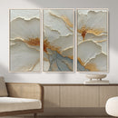 White Gold Floral Canvas Wall Art — Textured Flower Print | by MyGreatCanvas | Canvas Wall Art Prints | Photo Prints & Wall Decor