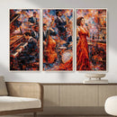 Jazz Band Canvas Wall Art — Jazz Club Singer Saxophone Print by MyGreatCanvas | Canvas Wall Art Prints | Photo Prints & Wall Decor