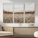 Neutral Wildflower Field Canvas Wall Art — Beige Earth Tone by MyGreatCanvas | Canvas Wall Art Prints | Photo Prints & Wall Decor