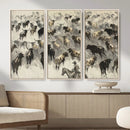 Cowboy Cattle Drive Canvas Wall Art, Western Longhorn Herd by MyGreatCanvas | Canvas Wall Art Prints | Photo Prints & Wall Decor