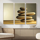 Zen Stone Wall Art Canvas Print, Balanced Rock Stack Framed by MyGreatCanvas | Canvas Wall Art Prints | Photo Prints & Wall Decor